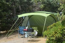 Parcelas camping Tente